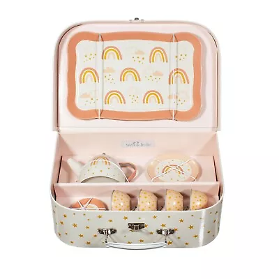 Buy Sass & Belle Earth Rainbow Picnic Box Suitcase Kid's Toy Tea Set Role Play  • 18.99£
