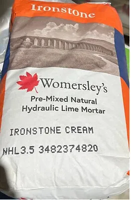 Buy Womersleys Ironstone Heritage Lime Mortar Cream 25kg • 33.99£