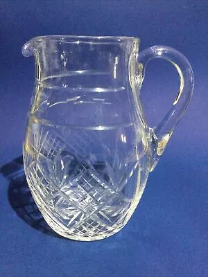 Buy Crystal Glass Hand Cut Jug Water / Juice • 19.95£