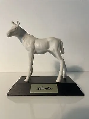 Buy Vintage Beswick Adventure Horse Foal - Pure White • 20£