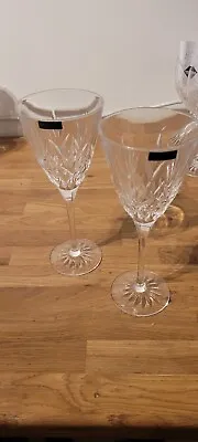 Buy 2 Vintage Thomas Webb Romeo Large Wine Glasses 21cm All Excellent Condition 1sts • 12£