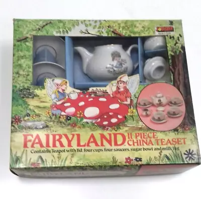 Buy Vintage GDR Jotastar Fairyland 11 Piece China Child Teaset Cups Saucer Jug Bowl • 20£