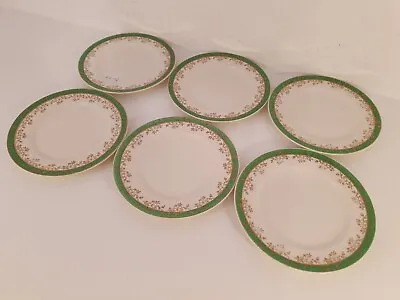 Buy 6 X J Fryer & Son Side Plates 17.5cm In Diam, Good Quality Pottery Manufacturer  • 24.99£