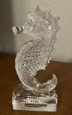 Buy Waterford Crystal 7  Seahorse Figurine / Paperweight Iconic Design • 40.59£