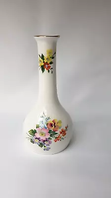 Buy Crown Staffordshire Fine Bone China Bud Vase 6  Vintage Floral Wild Flowers  • 12£