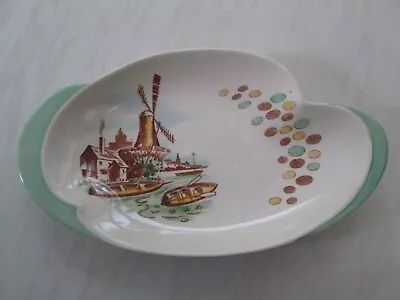 Buy Royal Winton / Grimwades Dish In A Design Showing A Stylized Windmill. • 7.50£