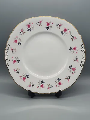 Buy Royal Osborne China Plate With Delicate Pink Rose Design English 1960s • 10£