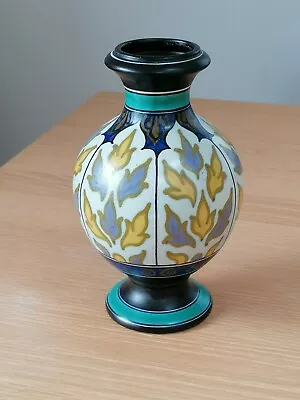 Buy RARE SYNA ANTIQUE /VINTAGE GOUDA POTTERY  Decorated Vase - Art DECO?.  • 9.99£