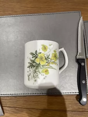 Buy Vintage Royal Grafton Of England Fine Bone China Cup Yellow/Floral OH • 12£