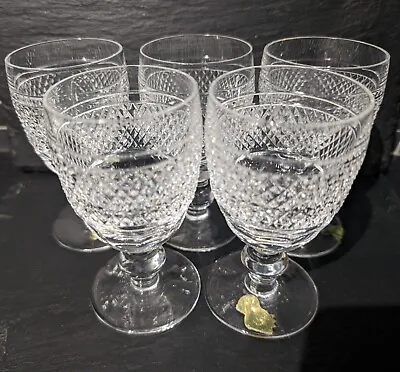 Buy Waterford Crystal Wine Glasses 4½  In Height Hand Cut In The Cashel Pattern • 49.99£