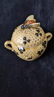 Buy Vintage Bee Honey Pot Honeycombe Design With Bee • 10£