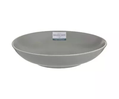 Buy Mason Cash Classic Collection Grey Stoneware Pasta Bowl  For Pasta Noodle 23cm • 9.59£