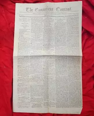 Buy 1802 The Connecticut Courant Newspaper Samuel Colt  Thomas Jefferson John Adams • 79.06£