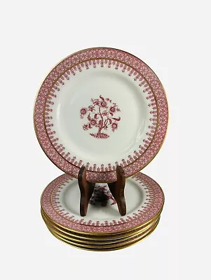 Buy Theodore Haviland Dessert Plate 6.5”Cambridge Crimson New York Lot Of 6 Mint • 71.93£