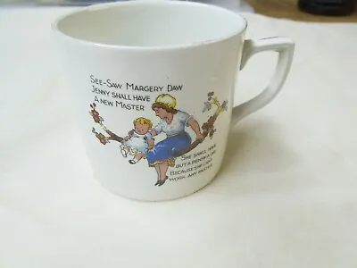 Buy Vintage Nursery Rhymes, Cup 'Nursery Ware' From 1928 • 5£