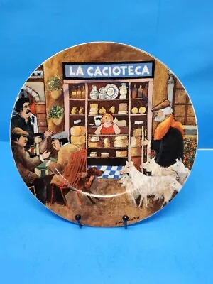 Buy Vtg. Williams Sonoma Tuscan Storefronts  La Caciote  Dinner Plate By Guy Buffet • 23.46£