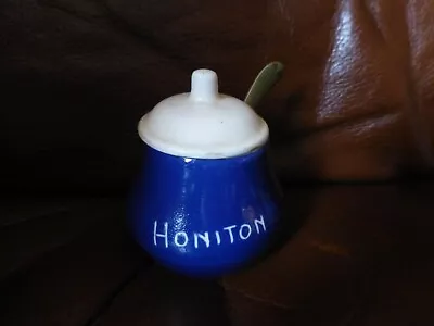 Buy Small Vintage Blue Devon Ware Honiton Devon Mustard Pot • 3.50£
