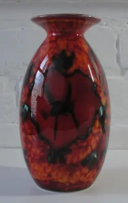 Buy Vintage Anita Harris Studio Art Pottery Poppy Design Vase  •● • 44.99£