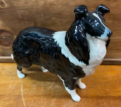 Buy Vintage Beswick Border Collie Porcelain Dog Figurine Made In England SU406 • 30£