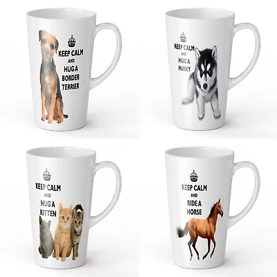 Buy 17oz Keep Calm And Hug A...(pet/Animal) Novelty Gift Latte Mug  • 11.99£
