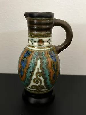 Buy Vintage Gouda Dutch Pottery Small Decorative Jug - H11cm • 11£
