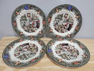 Buy Royal Stafford Santa's Workshop Dinner Plates - Set Of 4 • 66.20£