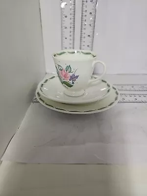 Buy Susie Cooper Porcelain Fine Bone China  Fragrance  Cup, Saucer & Side Plate  Vgc • 12£