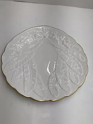 Buy 1986 Royal Worcester Fern Leaf #c51 Made In England Bone China Serving Platter • 14.23£