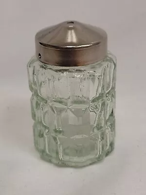 Buy Vintage Pressed Glass Salt Shaker Rectangular Beveled Diner Style • 8.02£