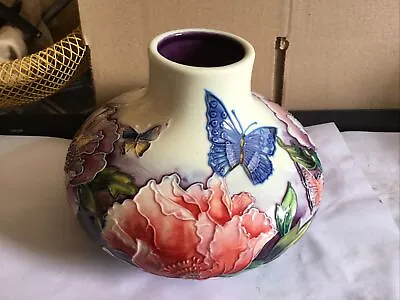 Buy Old Tupton Ware Large Vase Butterfly Pattern 5  High 2  Across Top • 35£