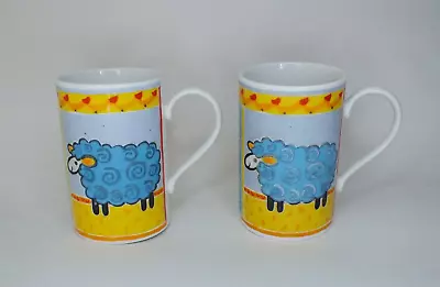 Buy X 2 Dunoon Farmyard Mugs Cups Scottish Sheep • 17.99£