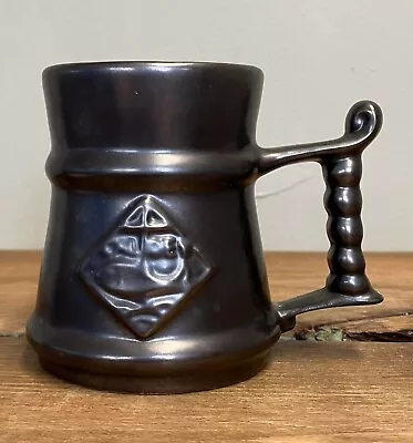Buy Vintage Prinknash Studio Pottery Pewter Ware Tankard Gunmetal Caldey 10.5cm • 4.99£
