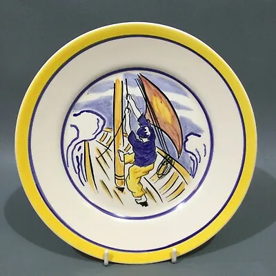 Buy HB Henriot Quimper Breton Sailor Plate Hand Decorated • 29.95£