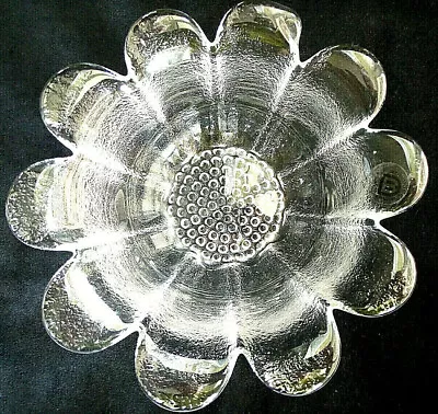 Buy Dartington Glass .1960s . Frank Thrower. Daisy Dish. Stickered.Art Glass. • 14.50£