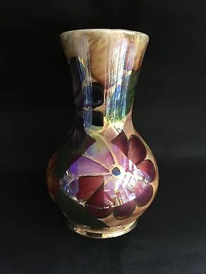 Buy Vintage Old Court Ware Hand Painted Lustreware Vase Eden • 4.99£