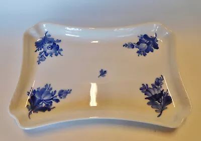 Buy Vintage Royal Copenhagen China - #8181 Braided Blue Flowers 9 1/4  X 6 1/2  Tray • 34.79£