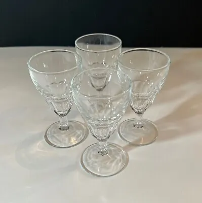 Buy 4 1940s Vintage F Shield Federal Glass CORDIAL Liqueur Glasses 4  X 2.25  Clear  • 18.90£