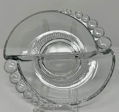 Buy Duncan Miller Teardrop #301 Glass Divided 2 Section Relish Nut Dish Bowl • 13.44£