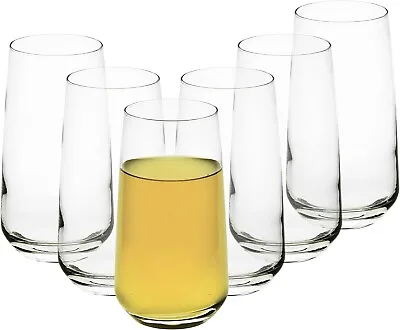 Buy Homiu Tall Tumbler Glasses | Set Of 6 | 480ml / 16.2oz • 9.99£