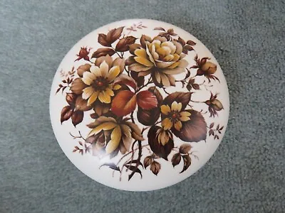 Buy Purbeck Pottery Lidded Round Trinket Dish Floral Pattern 4  • 11£