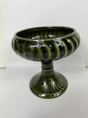 Buy Vintage Dartmouth Pottery England Green Bowl Pedestal Vase BonBon Dish No.223 • 5.99£