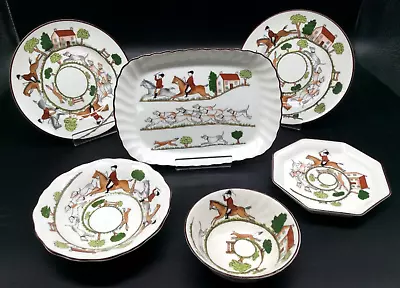 Buy Wedgwood/Crown  Hunting Scenes  Bone China Collection, 6 Pieces (AH137G) • 9£