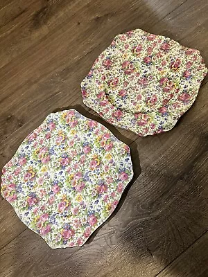 Buy Royal Winton Grimwades Square Plate Summertime X2 • 30£