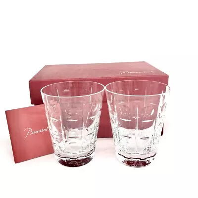 Buy Baccarat Equinox Glass Set Of 2 With Box Clear Crystal Tableware Tumbler • 176.32£