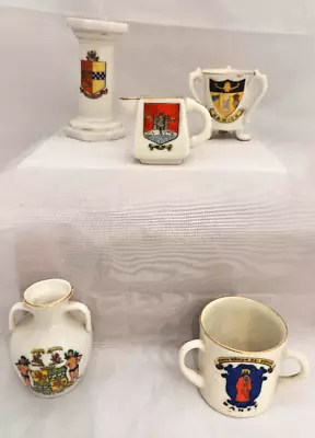 Buy Crested China Five SCOTTISH Pieces Gemma, Swan, Goss And Foley • 6£