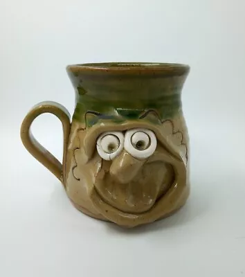 Buy Vintage Pretty Ugly Pottery Mug - Made In Wales • 14.75£