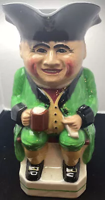 Buy DevonMoor Pottery Bright Green Toby Character Jug 21cm • 12.02£