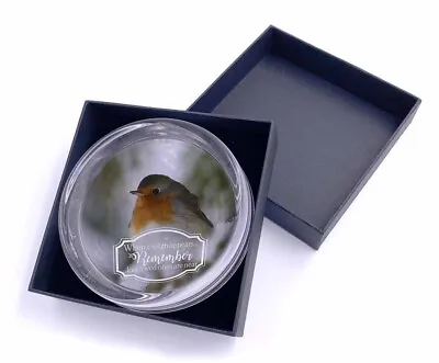 Buy Little Robin Red Breast Glass Paperweight In Gift Box, Robin-1PW • 19.99£