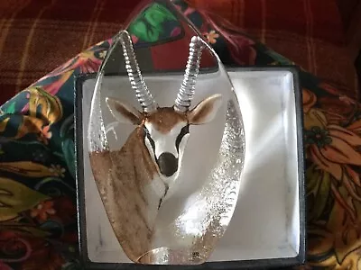 Buy Mats Jonasson Antelope Oryx Paperweight • 31£