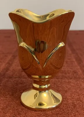 Buy Small Royal Winton Grimwades Lustre Ware Gold Vase App 4.25” Tall  • 3.50£
